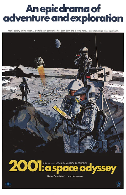 Poster for 2001: A space Odyssey 2